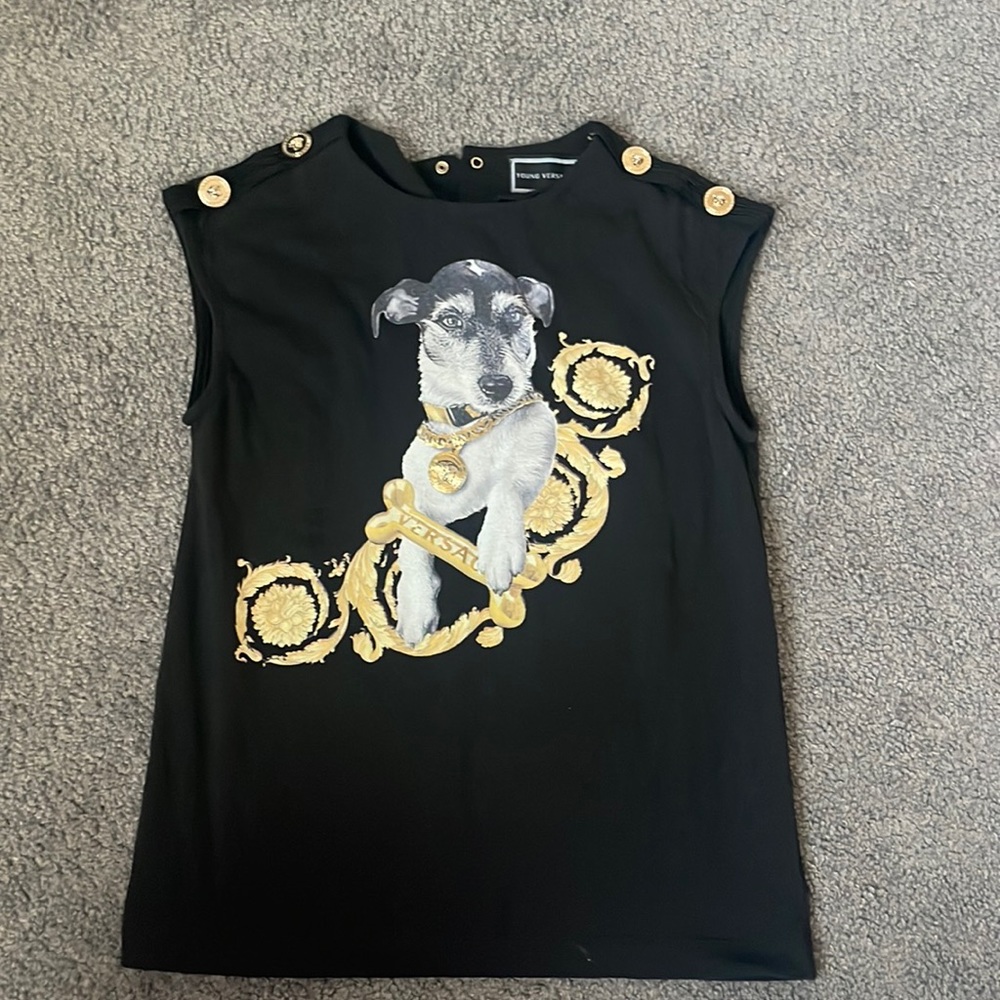Young Versace girl shirt
